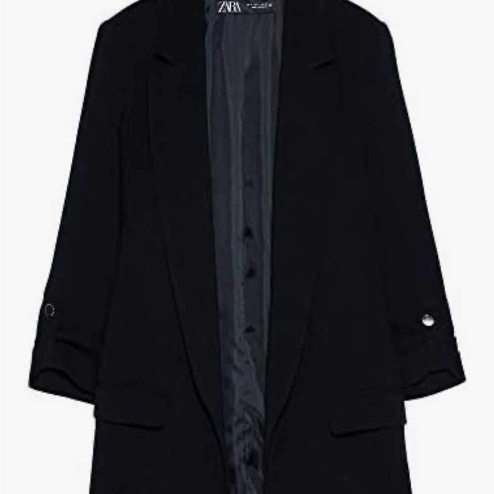 Zara Elegant Black Blazer - Picture 2 of 6